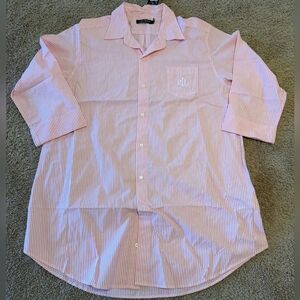Lauren Ralph Lauren Pink Striped Shirt